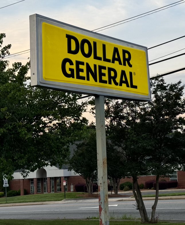 dollar general sign